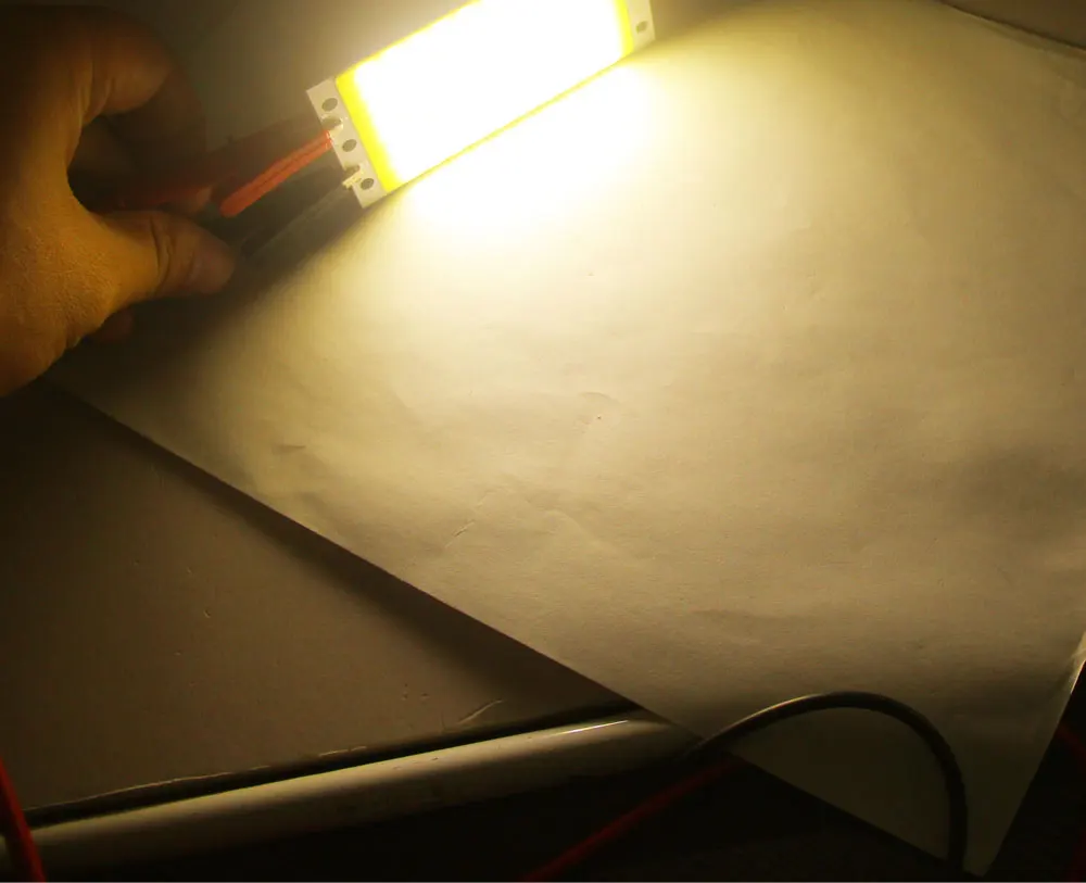 94x50MM 15W COB LED-Lichtstreifenmodul DC 12V 1600LM Ultrahelles Warmweißes Kaltweißes Blaues COB-Chip-On-Board-Matrix-LED-Lampenmodul – Detail 14