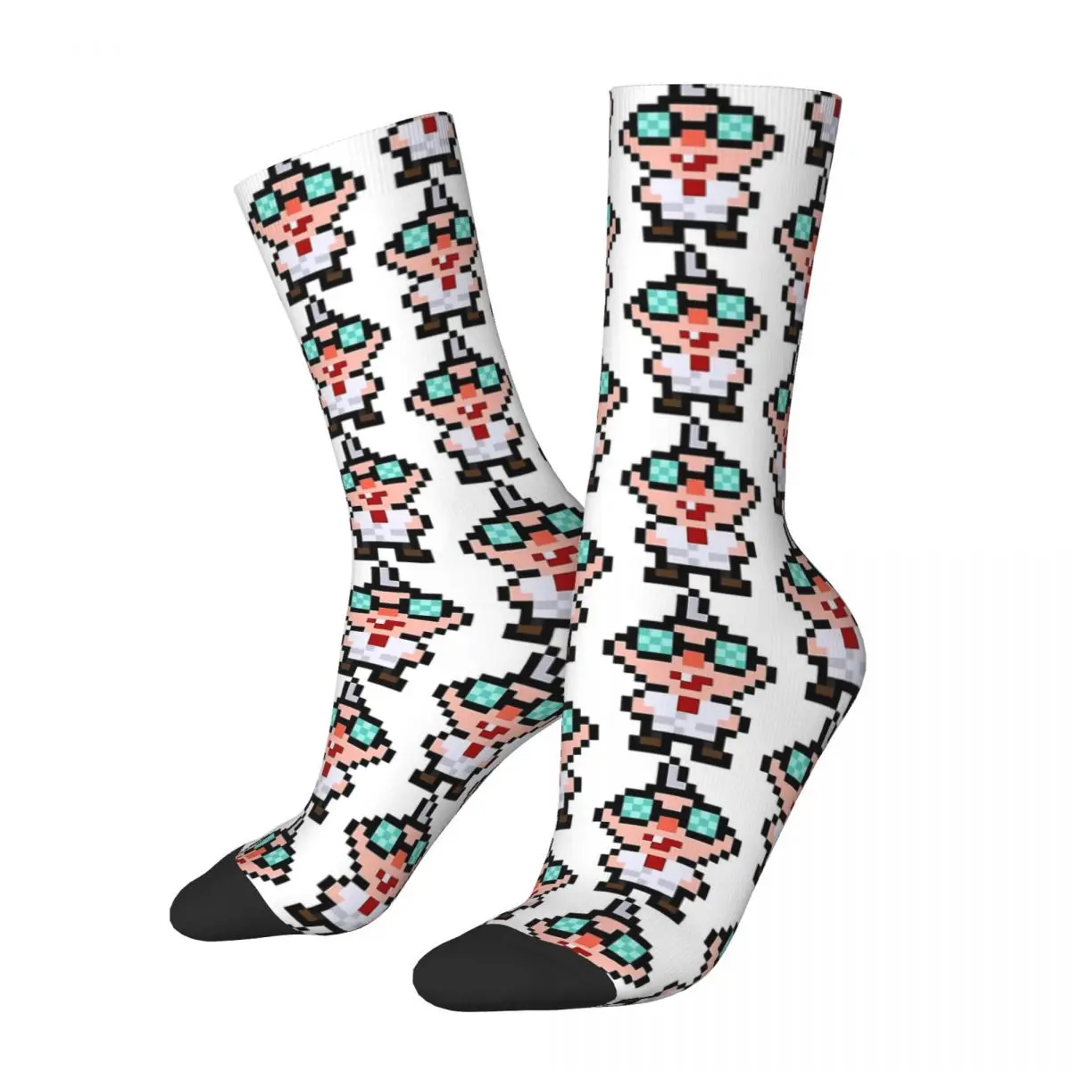 Nostalgia of the 1980s Pixel E. Gadd Men Women Socks Cycling Novelty Spring Summer Autumn Winter Stockings Gift