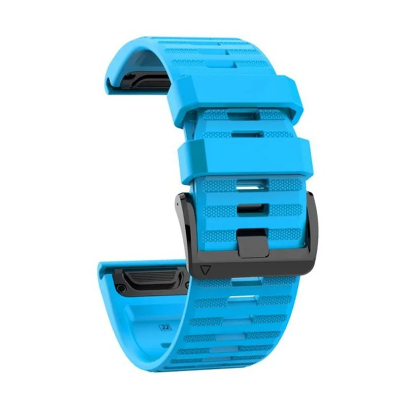 26mm Silicone Smart Watch Band for Garmin Fenix 8 6 6S 6X 7X 7 Pro 5 5X 955 Fenix7X Fenix7 Easyfit Ultrafit 22 mm Watch Strap