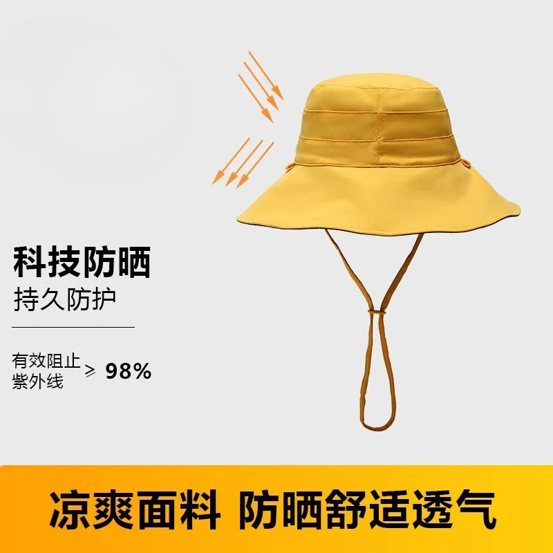 Reversible Ice Silk Bucket Hat, Korean Japanese Style Foldable UV Protection Sun Hat, Versatile Casual Summer Hat for Women