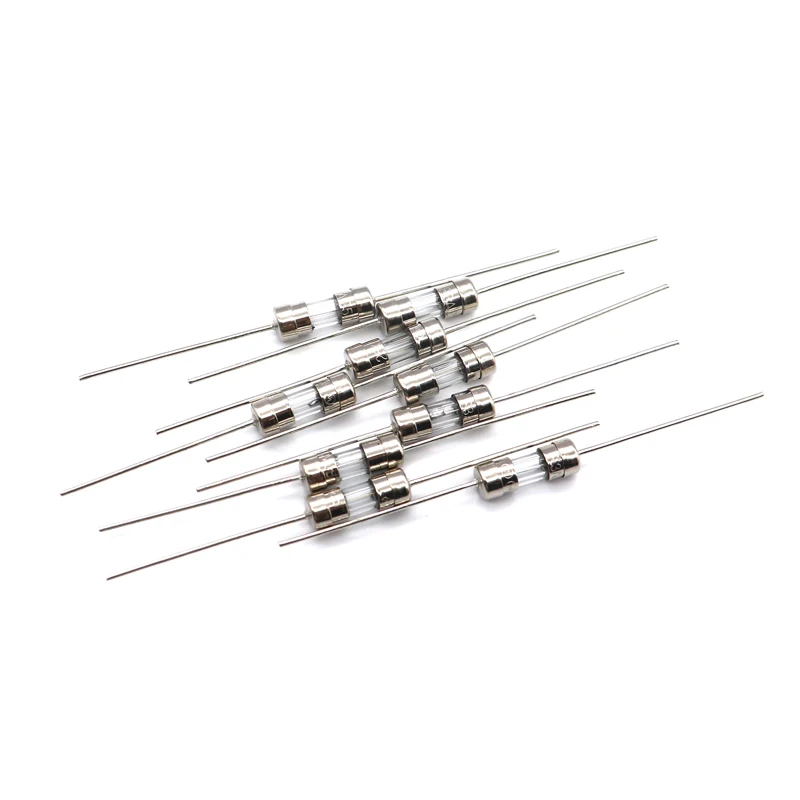 【30-5PCS】 3.6*10 Fast-Blow Glass Tube Fuse Fast Break With Pin 3.6X10MM 0.5A 1A 1.5A 2A 3A 3.15A 4A 5A 6.3A 8A 10A AMP 250V