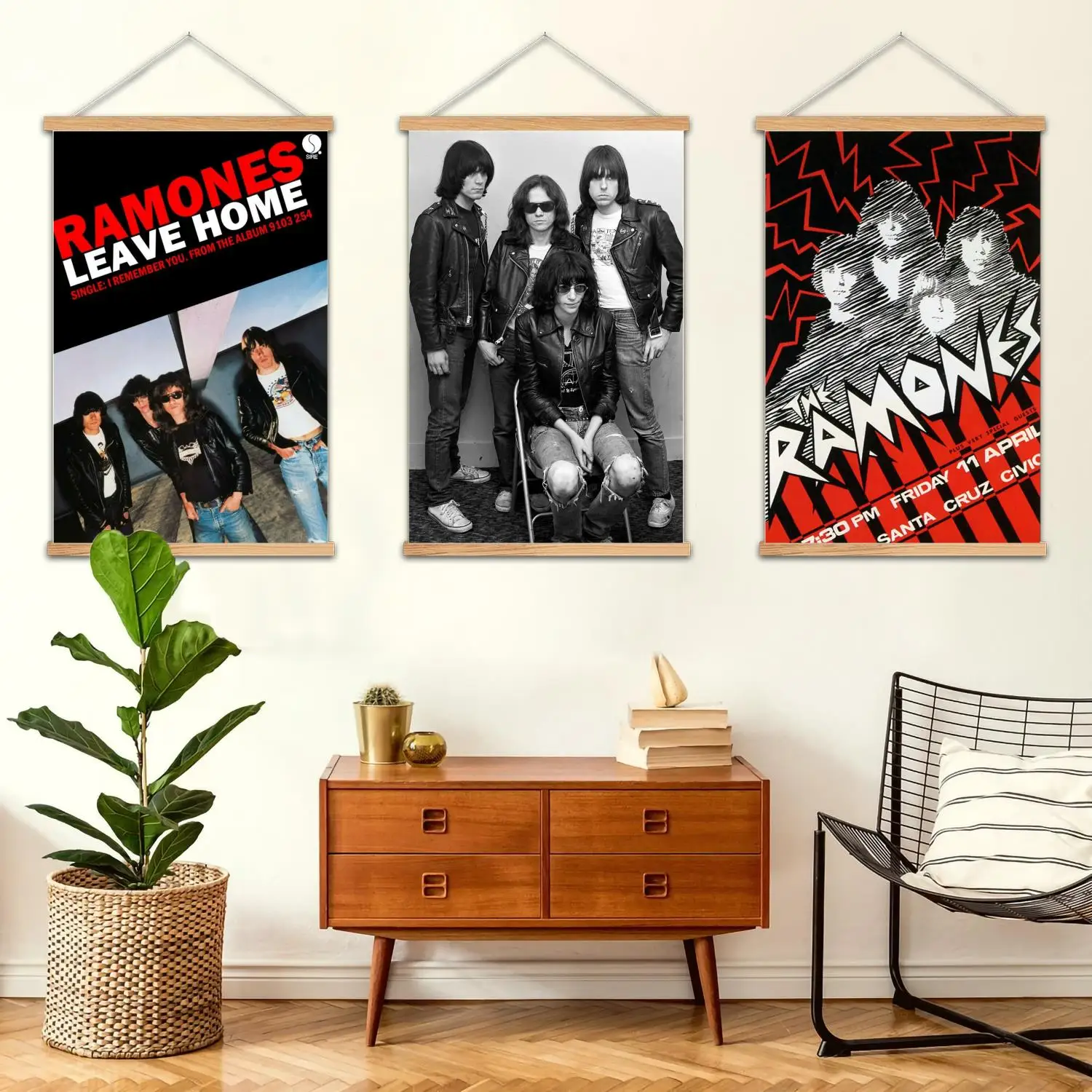 the ramones Framed Wall Painting Canvas Art Poster and Wall Art,  Modern Family Bedroom Decor, Posters,Decorative painting
