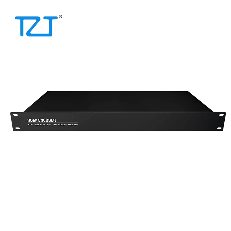 TZT 4-Channel HDMI-compatible to Network 1080P 60FPS Audio and Video Live Streaming Encoder with 1U Rack