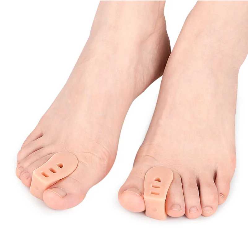 1/5/10pairs Toe Orthosis Clip Pads Toe Straightener Thumb Valgus Protector Silicone Gel Foot Fingers Toe Separator Bunion Adjust