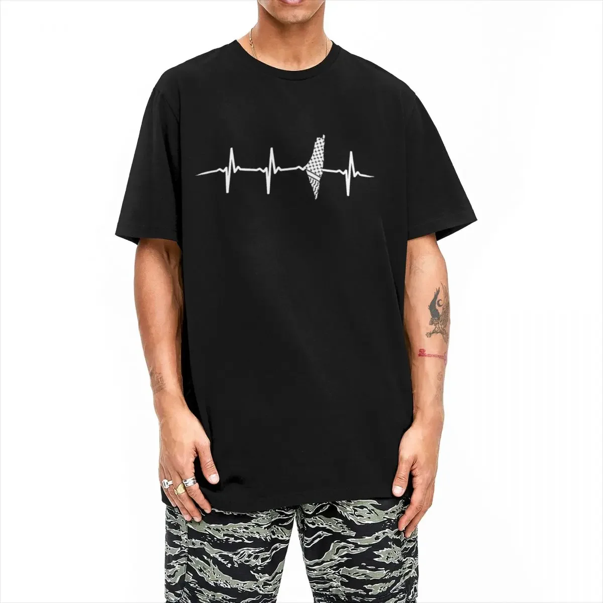 

Simple pattern letter print summer T-shirt, loose, casual and fashionable, 100% pure cotton round-neck short-sleeved T-shirt