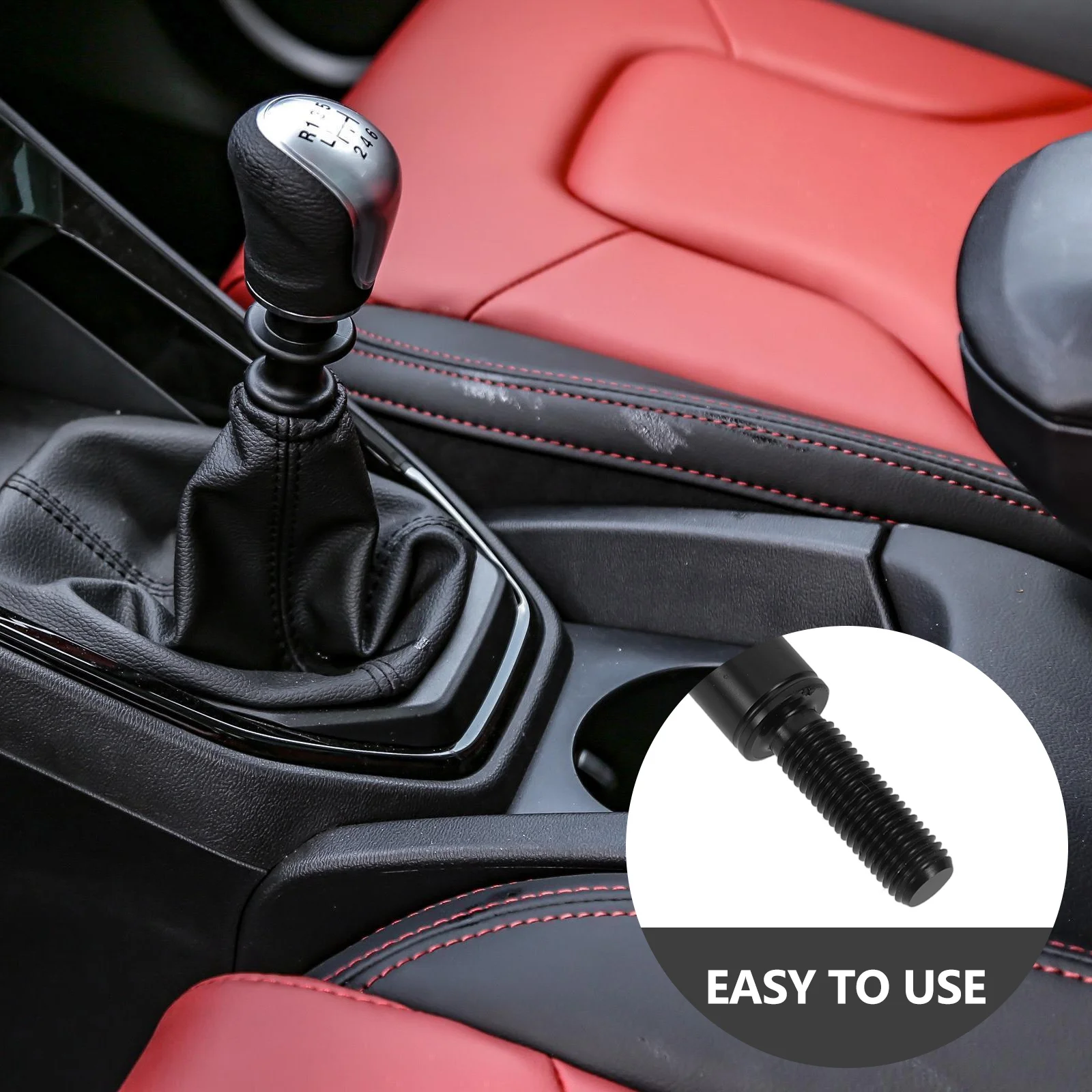 

Shift Knob Extension 8Cm Extended Shifter Shaft Aluminum Gear Shifter Lever For Manual Transmission Cars Suv Truck