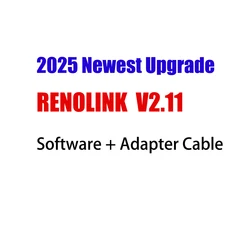 Newest Renolink V2.11 for Renault ECU Programmer Air-bag Reset RenoLink 1.99 Upgrade OBD2 Diagnostic Tool ECM UCH Key Programmer