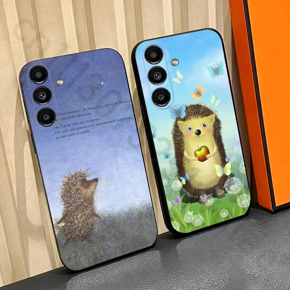 

Hedgehog in the Fog Phone Case For Samsung Galaxy A13,A21s,A22,A31,A32,A52,A53,A71,A80,Soft Black Shell