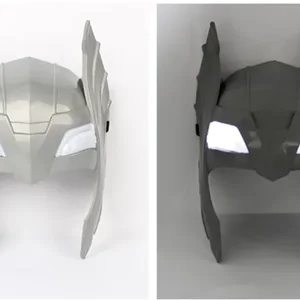 Thor LED LED Luminous Hero Cosplay Fantasie, Tonhelm, Waffe, Hammer, Erdbeben, Umhang, Kleidungssets, Spielzeugmodell 10 Hauptverkäufe Thor Helm - №7