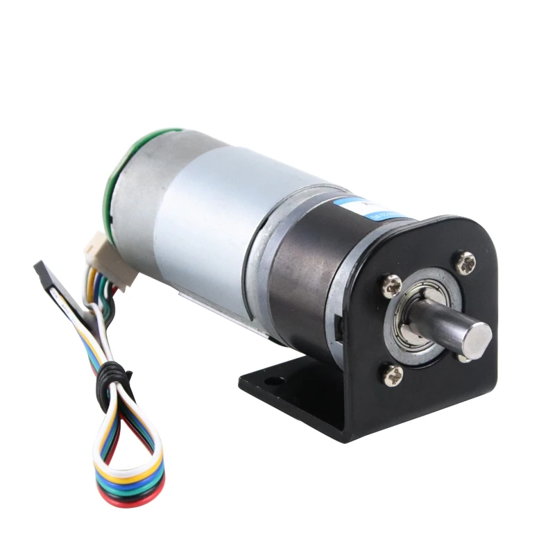 36GP-555 DC Reduction Motor with Encoder 12V 24V Planetary Gear Speed Slow Speed 11RPM-1540RPM High Torque Motor Metal