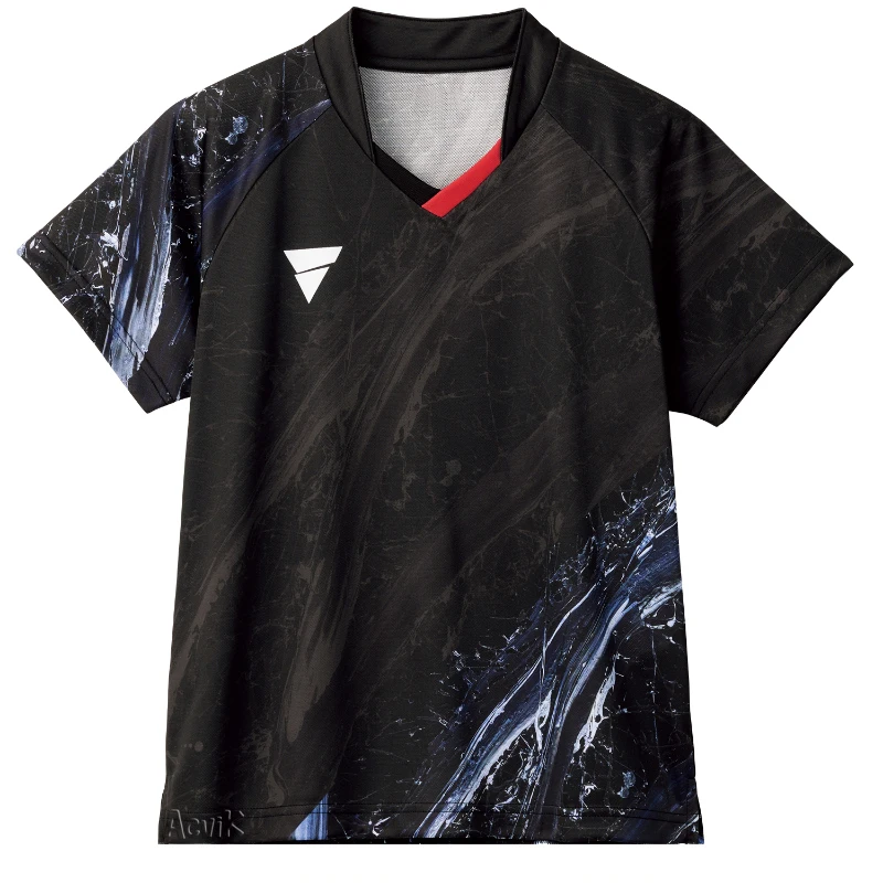 VICTAS Table Tennis Short Sleeve Training Uniform Men's Sports Wear Team Competition Clothing  Pong Fitness Fan Supplies
