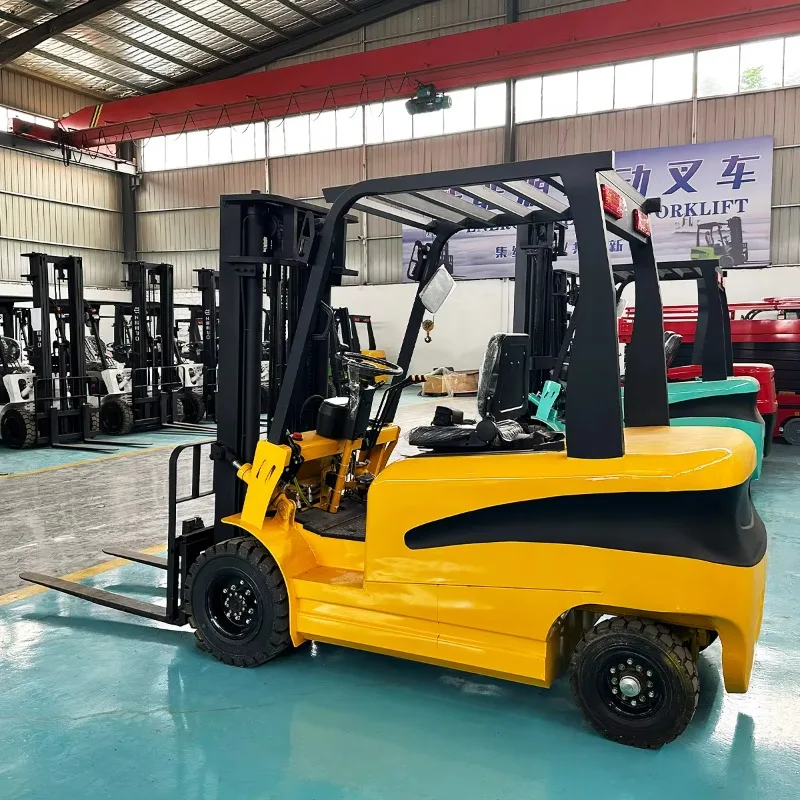 Customized 1.5t 2ton 3ton Electric Forklift Truck Lithium-Ion Battery Solid Tire Optional Clamps Port Two-Stage Forklift diesel