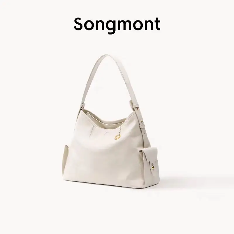 

Songmont Professional Leather Shoulder Bag - Business Casual Tote for Women, High-Quality Genuine Leather & Chic Design