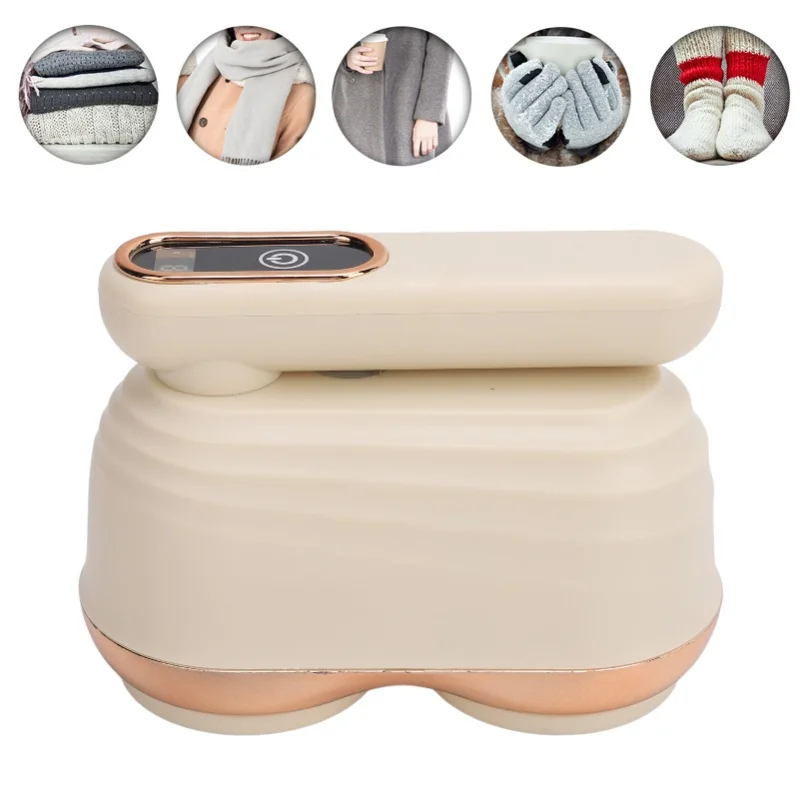 Rechargeable Double Head Lint Remover 2000mAh 20000rpm with LED HD Digital Display 50ML Fuzz Trimmer for Clothes And Sweaters