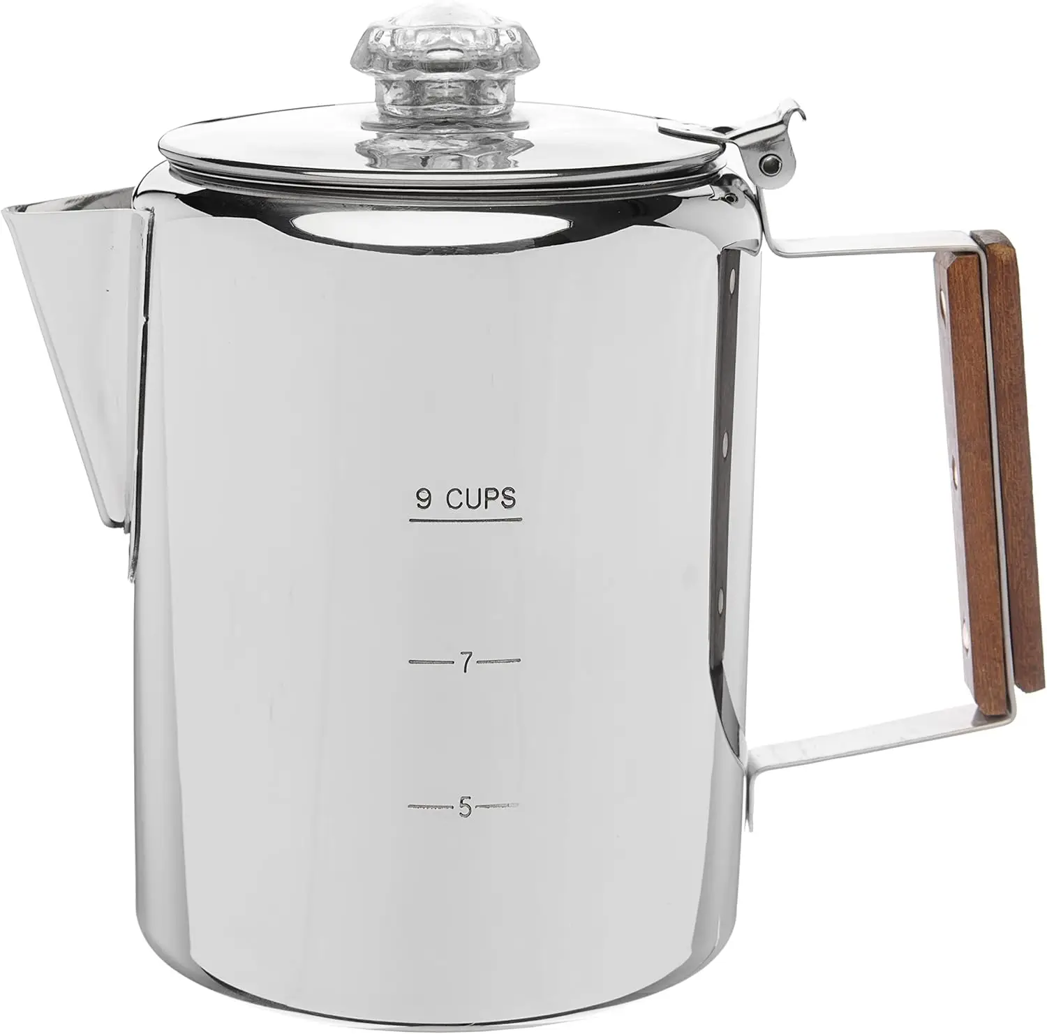 

Premium 9-Cup Coffee Percolator with Durable Stainless Steel Construction – BPA-Free, Aluminum-Free Design for Pure Tasting