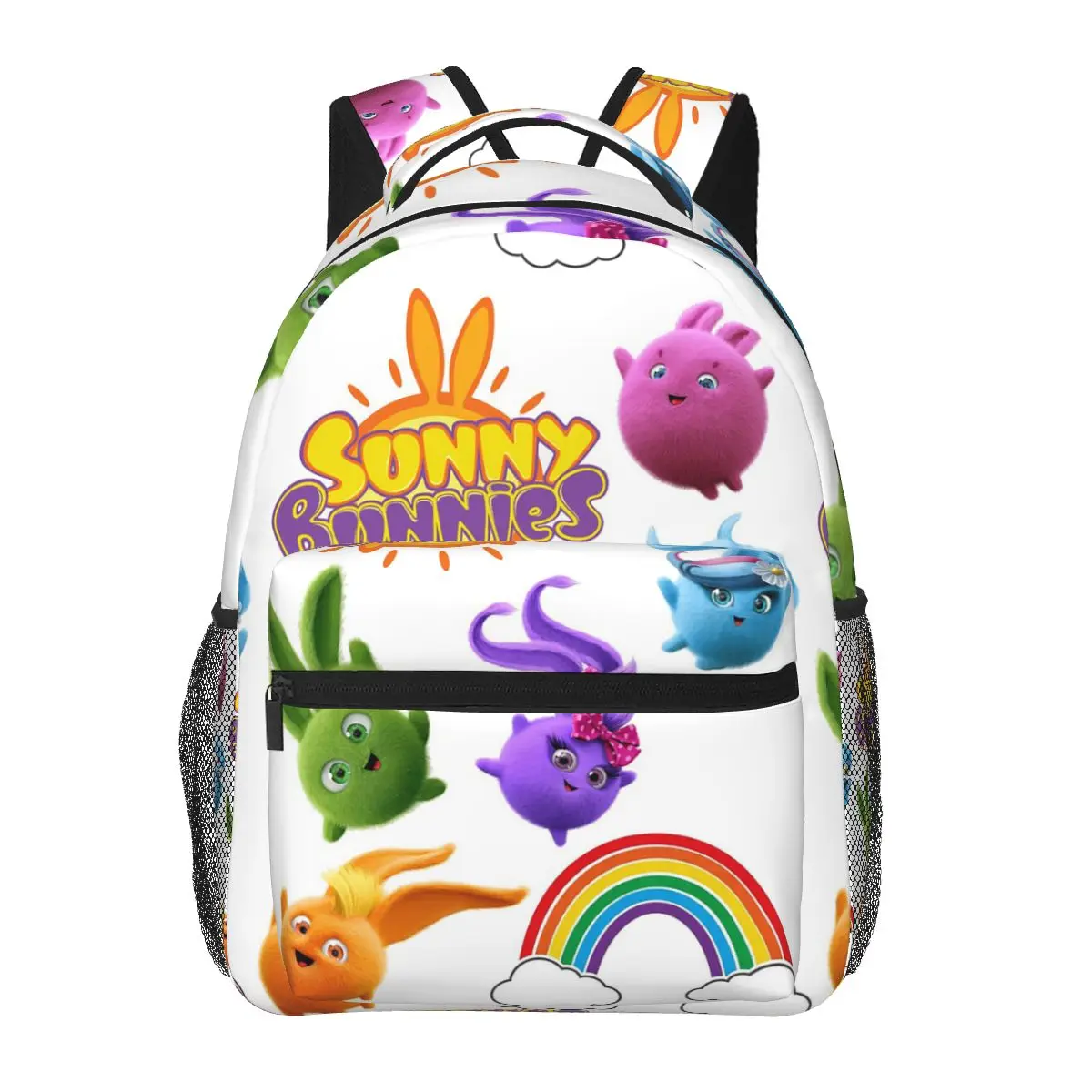 

Sunny Bunnies Anime Cartoon Backpacks Boys Girls Bookbag Children School Bags Travel Rucksack Shoulder Bag Large Capacity