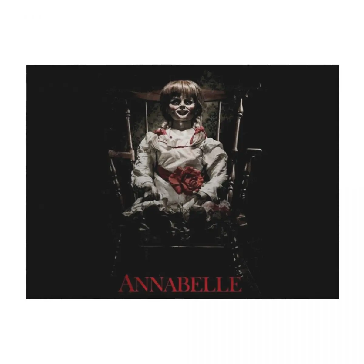 

A Girl Who Loves Demon Annabelle Creation The Haunted Doll Cool Gifts Throw Blanket Flannels Luxury Brand for sofa Blankets