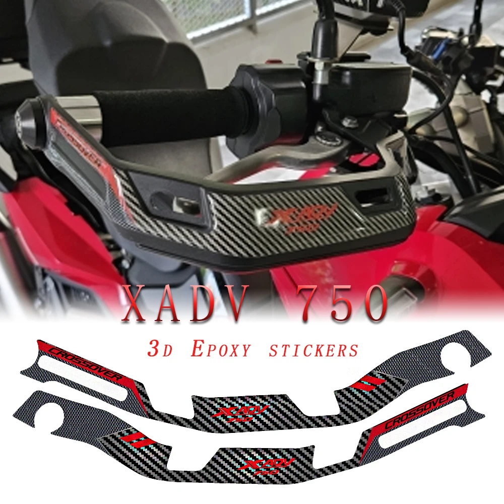 

FOR HONDA X-ADV 750 XADV750 XADV750 2021 - Motorcycle Original Handguard Hand guard Extended 3D Stickers sticker