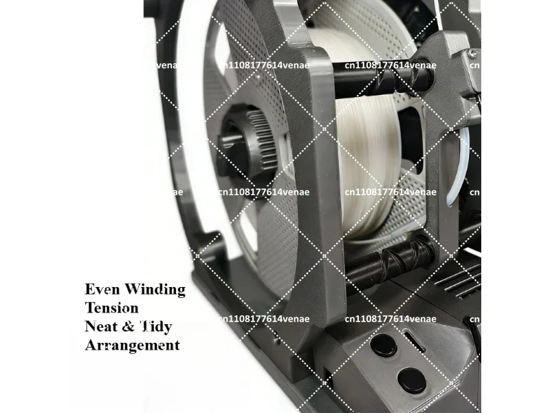 3D Printer Filament Spool Rewinder, Automatic Motor Winder 4KG Refill Organizer for Craft Storage