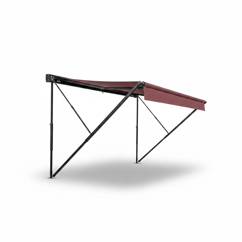 

RV Awning 20ft, Aluminum Frame Camper Canopy, Vinyl PVC Fabric Waterproof Roll up Shade for Travel Trailer Motorhome
