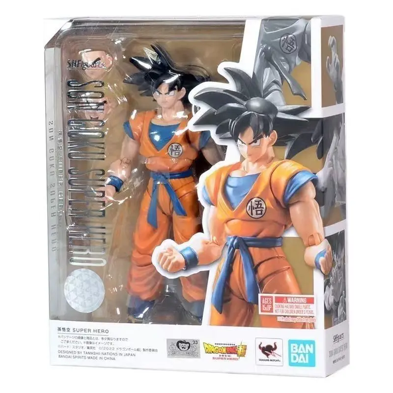 In Stock Original Dragon Ball Shf Sh Figuarts Super Movie: Super Hero Sun Wukong Model Toy Collection Figura ﻿New Year's Gifts