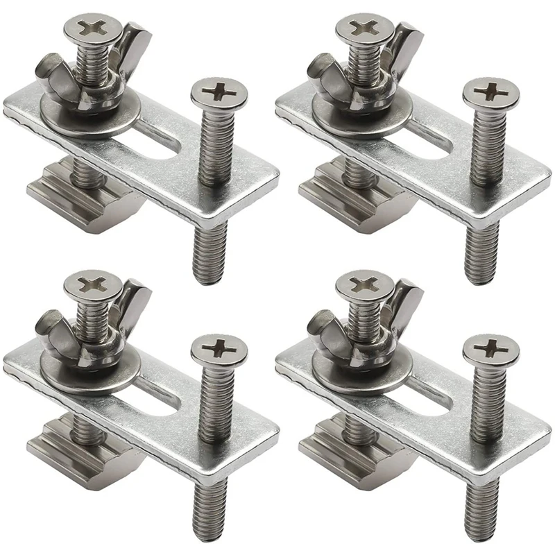 Mini Kit de abrazadera de sujeción T-Track de 8 piezas, Compatible con la máquina enrutadora CNC 3018-PRO/3018-MX3/3018-Prover