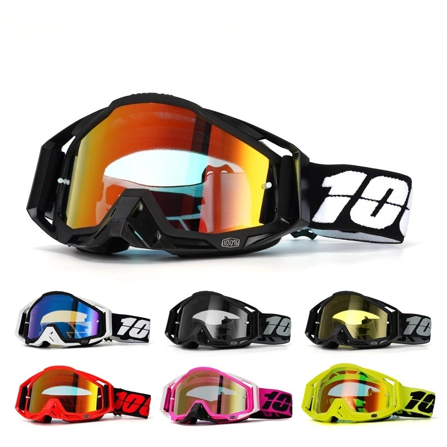 

​​Fashion Off-Road Goggles 2025, Windproof Dustproof Motorcycle Mask, Large Frame Anti Fog Safety Glasses for Dirt Bike ATV​​