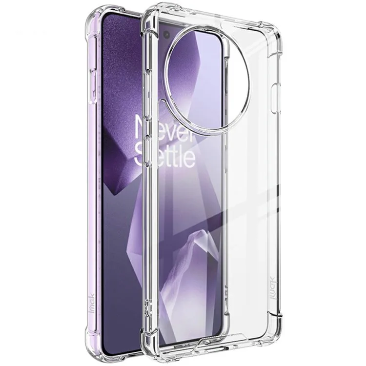 Funda de teléfono IMAK para OnePlus Ace 5 5G / Ace 5 Pro 5G / 13R 5G PC + TPU cubierta trasera transparente a prueba de golpes