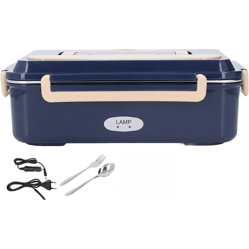 Electric Heating Lunch Box Portable Office Food Warmer Container Stainless Steel Liner Bento Lunchbox Meal Heater For Home Car