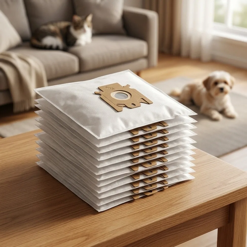 10pcs For vacuum Cleaner Dust Bags for Hoover For H60 For Series Non Woven Construction Prevents Dust Leakage During Use