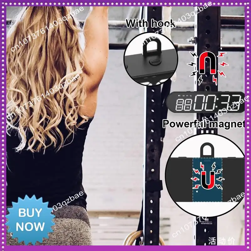 

Горячий Ltem портативный таймер для спортзала, многофункциональный 1000 мАч, USB, фитнес, спортивный интервал, таймер для тренировок, будильник, прочный, легко