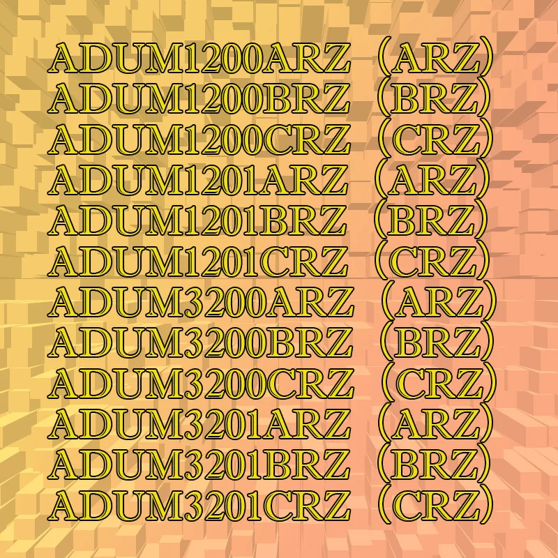 

ADUM1201ARZ Brand new original 1200/3200/3201/BRZ/CRZ Black waterproof plastic case