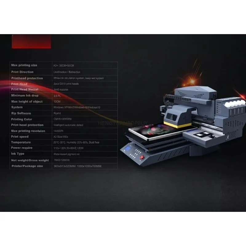 New trend printer T-shirt printing machine inkjet printer heat press machine