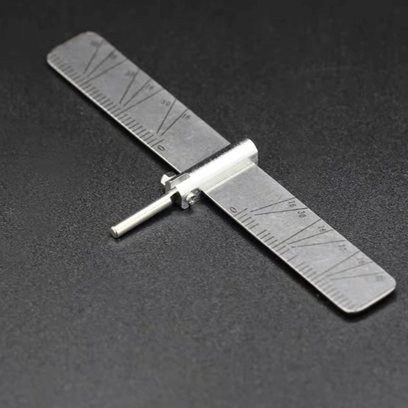 Righello di misurazione righello di posizionamento per piantagione dentale righello angolare per piastra di guida per il posizionamento dell'impianto orale con scala