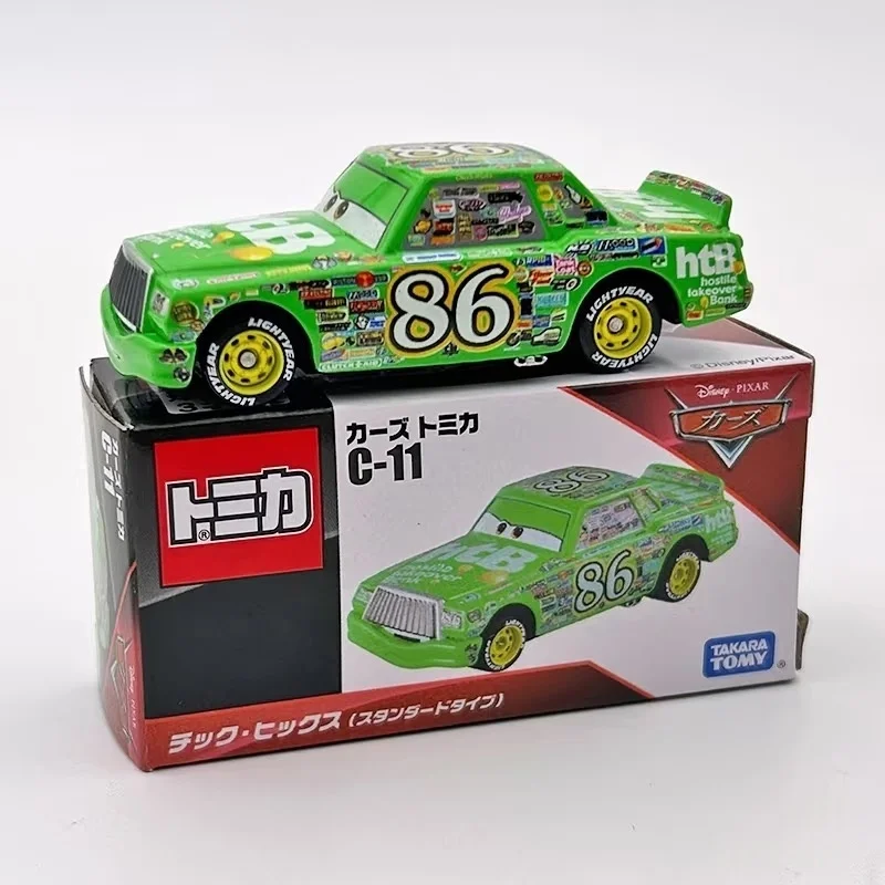 

Takara Tomy Tomica Disney Pixar Cars C-11 Chick Hicks Diecast Alloy Car Model Toy Desktop Ornament Kids Collectible Vehicle
