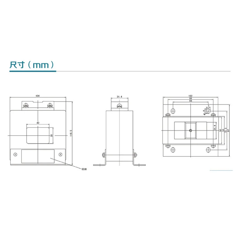Trasformatore di corrente esterno, controller di protezione del motore utilizzato quando la corrente