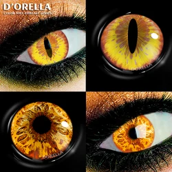 D'ORELLA  Colored Contact Lenses for Eyes Cosmetic Cosplay Contact Lenses Crazy Lenses Halloween Eyes Lens 1 Pair Contact Lenses