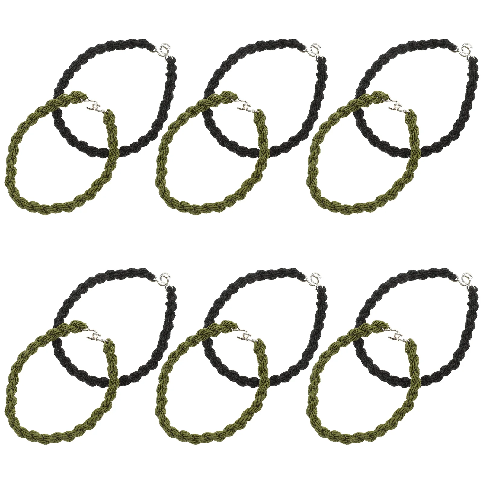 

12 Pcs Leggings Professional Blousing Rope Convenient Elastic Trouser Strap Multi-function Reusable Compact Hook