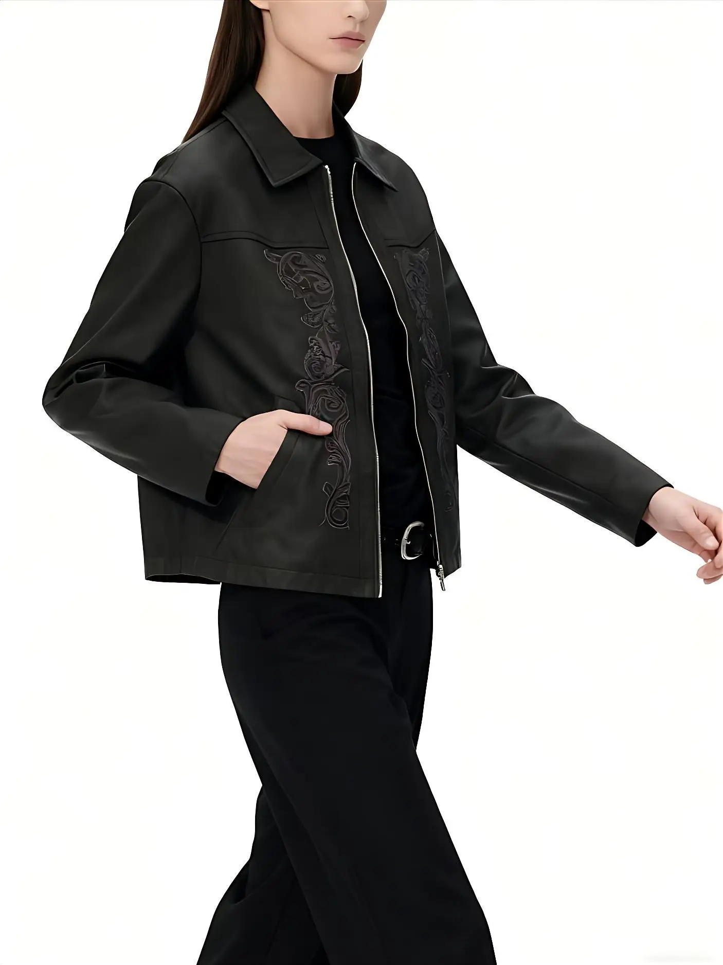 ボンバージャケット レディース ジャケット テックウェア 秋 アーティスティック プリント 印刷 グラフィティ Cプリント フィッシュボーン 花柄 ボタニカル OL