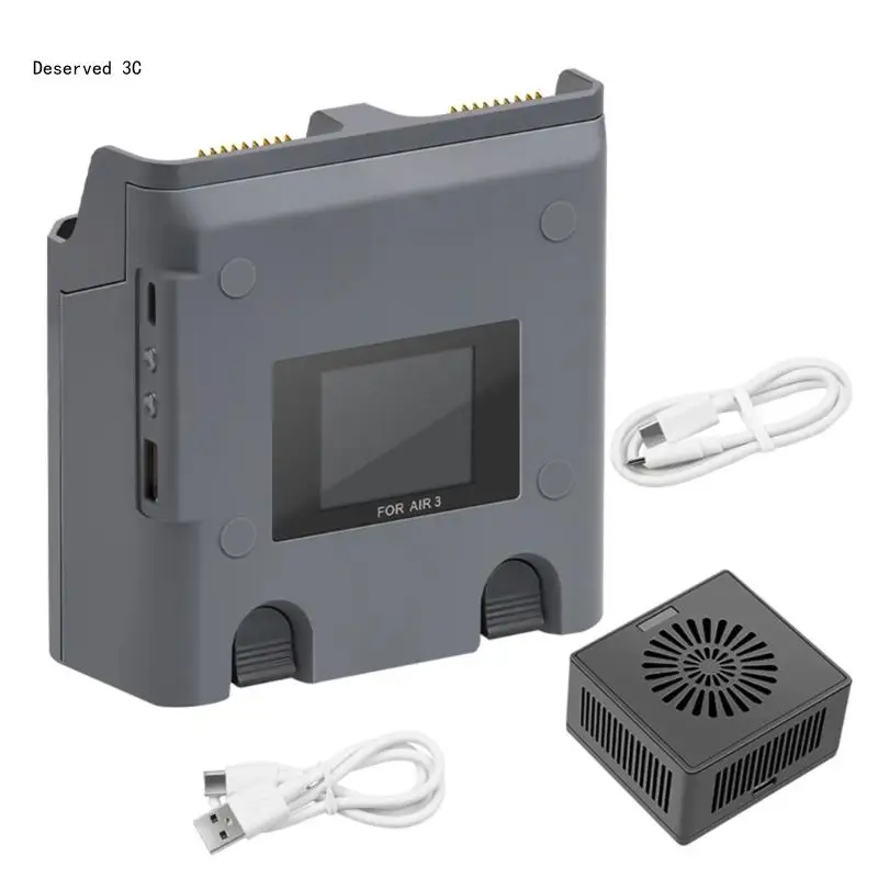 

Двухсторонние концентраторы для зарядки аккумуляторов, быстрая зарядка для дронов Air 3, 2 концентратора для зарядки два и