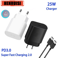 PD 25W Charger Surper Fast Charging Adapter Usb Type C Chargers For Samsung Galaxy S24 S23 S22 S21 A55 A54 A35 Note 20