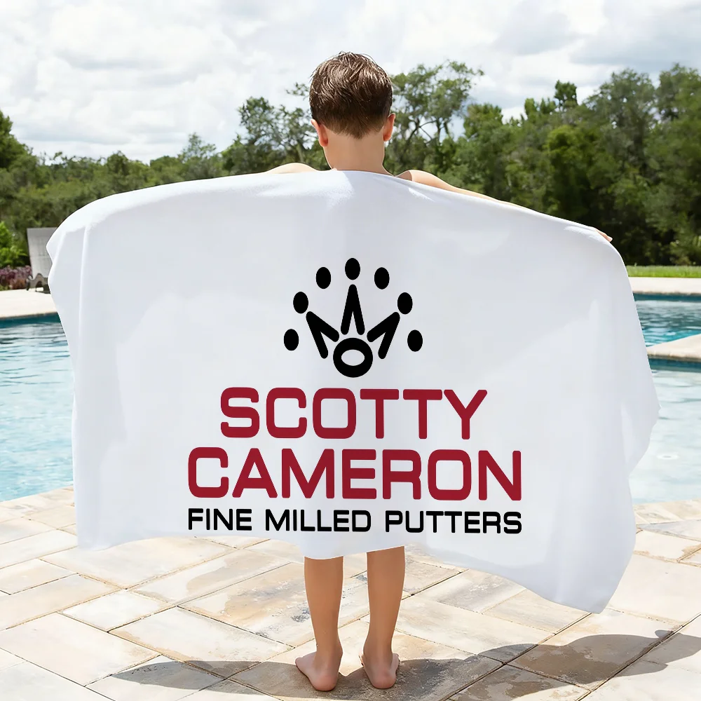 Fashion S-Scotty-Y Logo C-Cameron Towel Quick Dry Absorbent Beach Towel for Sports, Fitness, Swimming and Outdoor Activities
