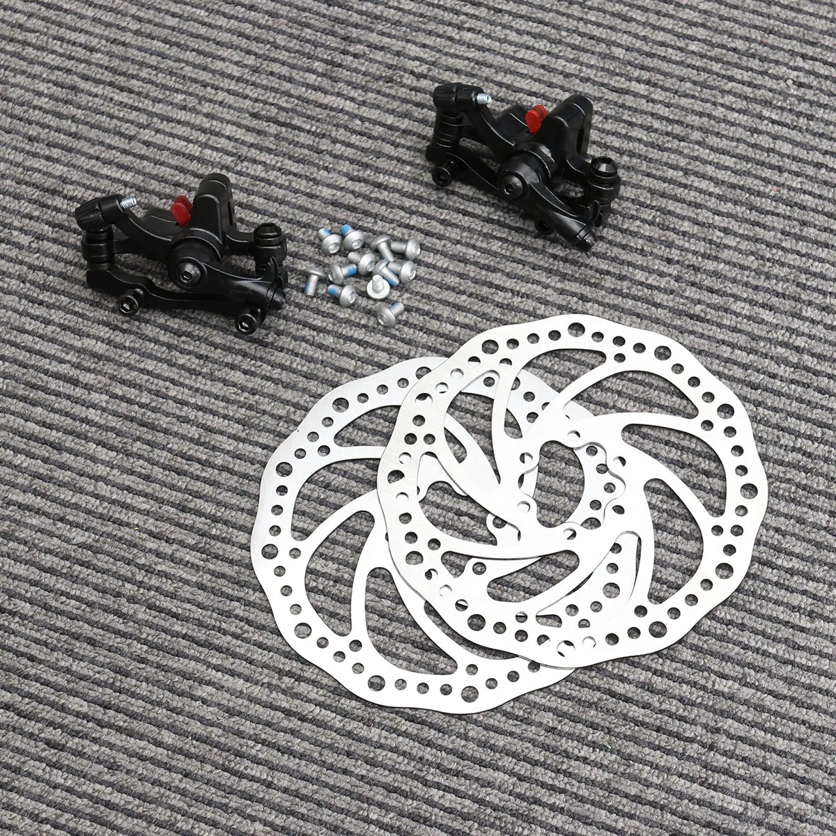 

2 Mechanical Disc Brake Set 160mm Diameter Disc Brake High Quality Fits Most Mountain Bikes DiscRotor BikeBrakes
