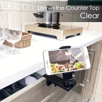 Multi-functional lazy phone holder for high-speed rail, airplane, kitchen, desktop 3