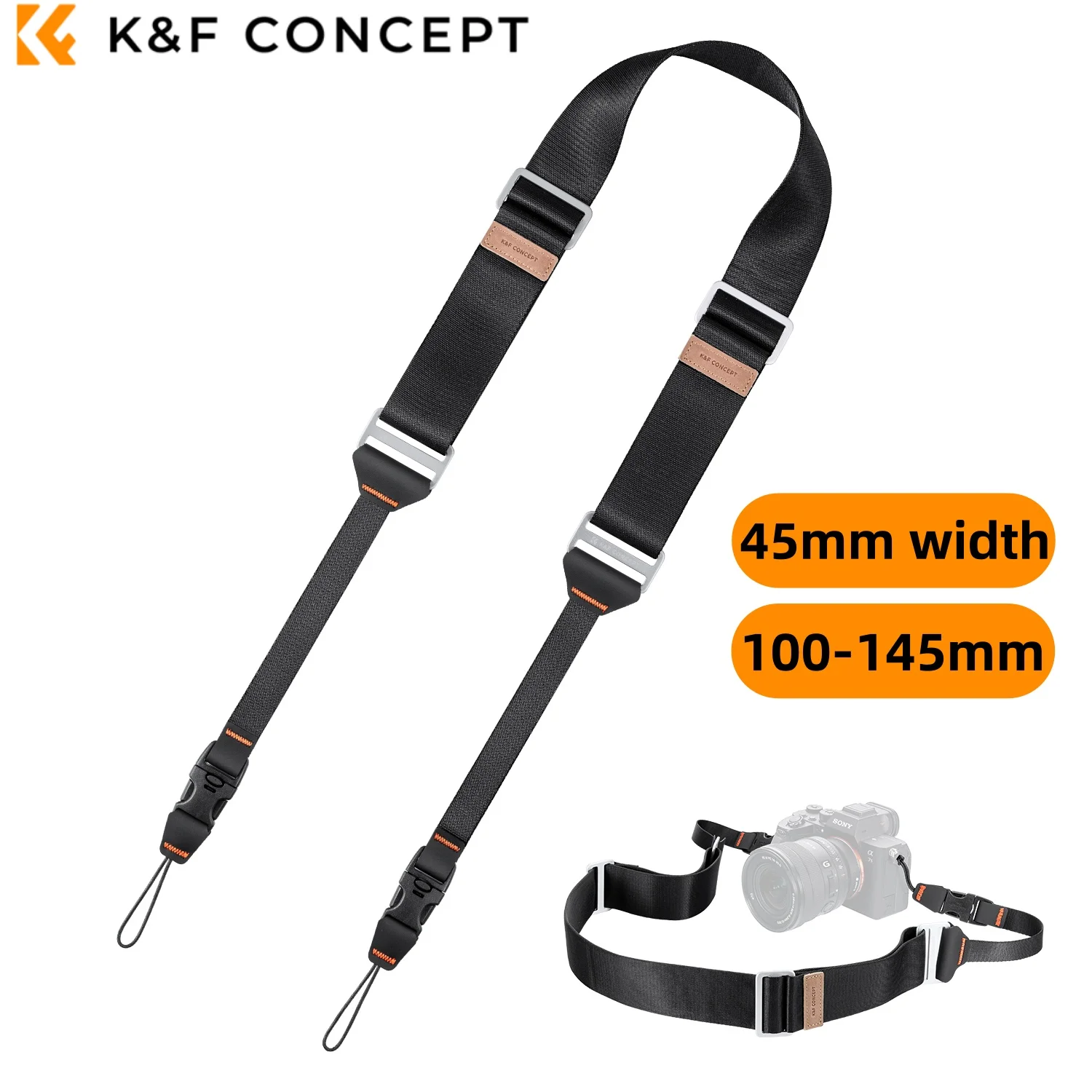 

K&F Concept Neck Camera Strap Adjustable Quick Release Shoulder Camera Sling Strap For Canon Sony Fuji DSLR Camera Accessory