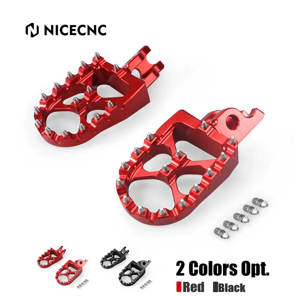 

NiceCNC для Honda CRF250R CRF450R 2004-2020 CRF 150R 250RX 450RX 250X 450X 250L/M 250RALLY 1000L 57 мм широкие подножки для ног