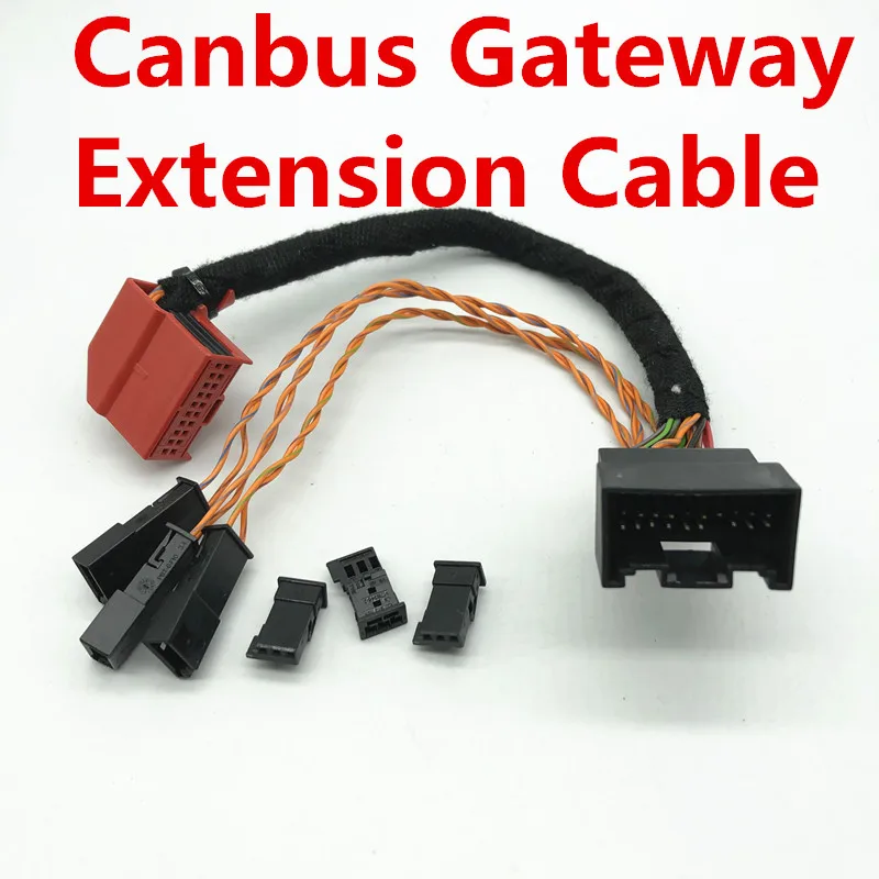 Samochodowa bramka Canbus Przedłużacz Adapter Wiązka przewodów Rozgałęźnik plug&play Platforma Mqb Dla VW Golf 7 MK7 Tiguan 2 MK2 Touran