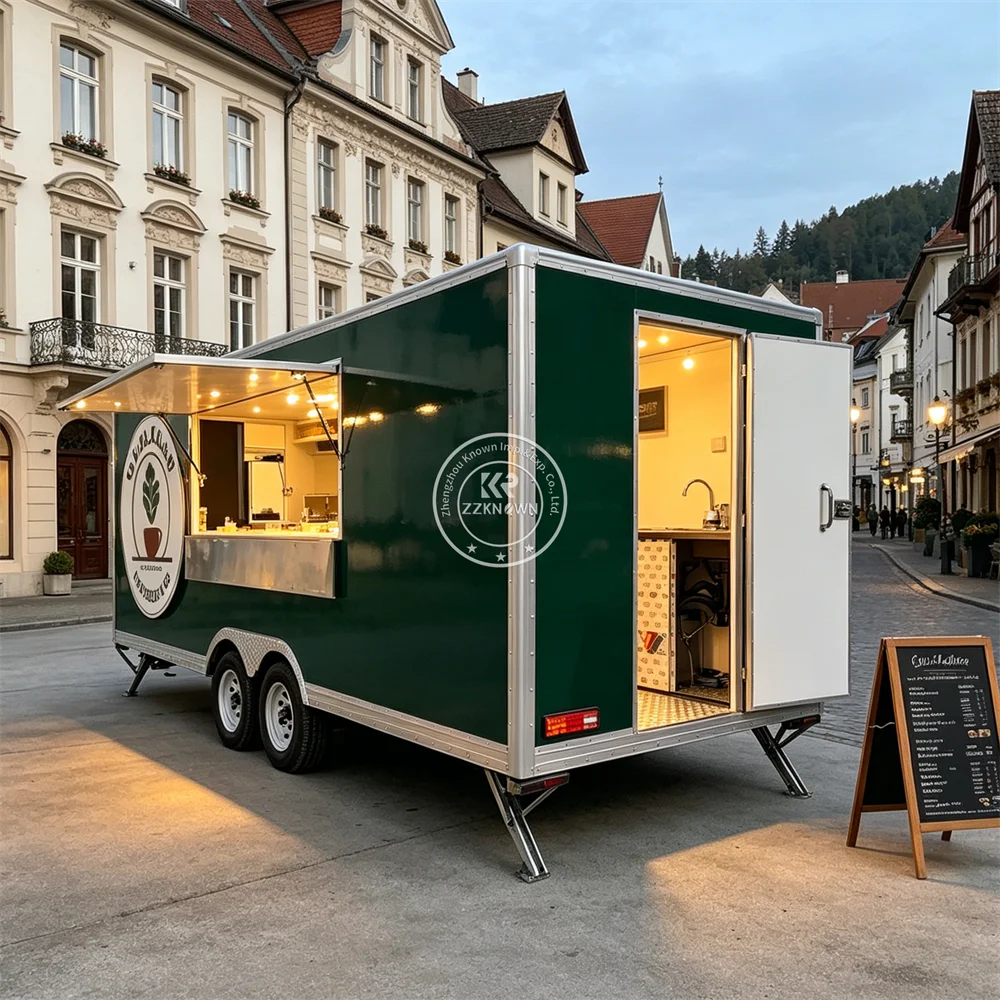Commercial Kitchen Trailer - Mobile Food Truck Concession Trailer Commercial