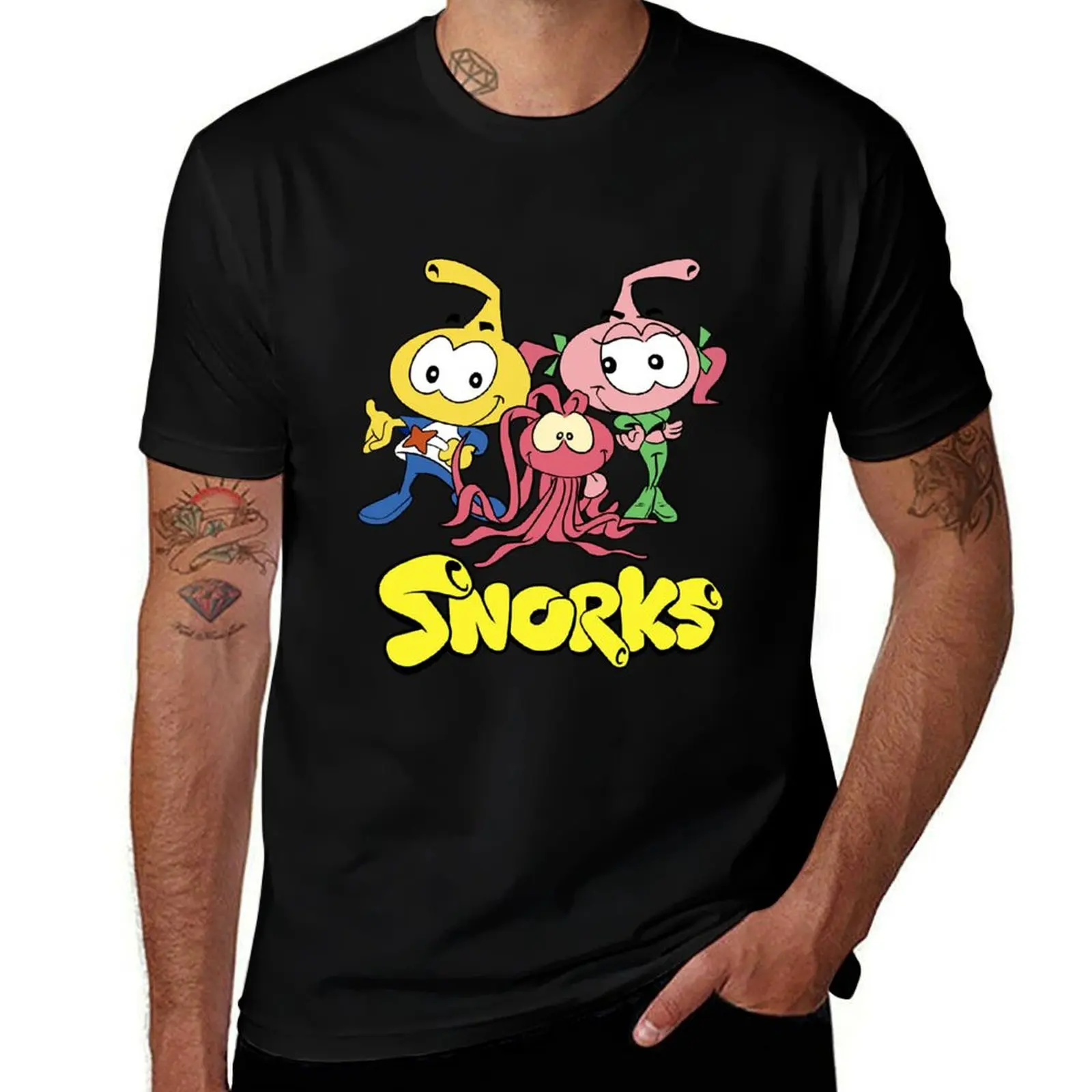 Snorks T-Shirt vintage t shirts boys whites custom t shirt men tshirt