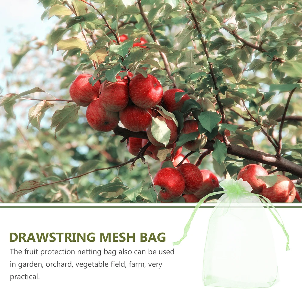 

50 Pcs Protector Bird-proof -proof Mesh Bag Netting Bags for Trees Sleep